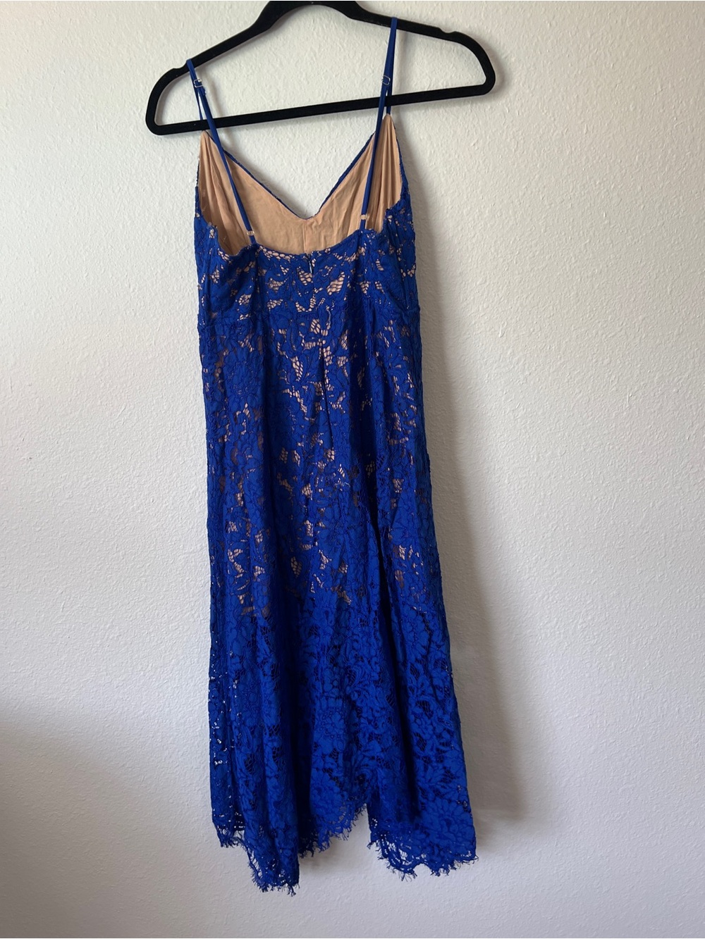 LULUS One Wish Royal Blue Lace Midi Dress - Picture 2 of 3
